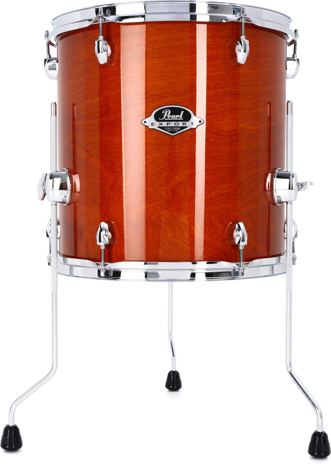 Pearl Export EXL Floor Tom - 14 Inches X 14 Inches Honey Amber