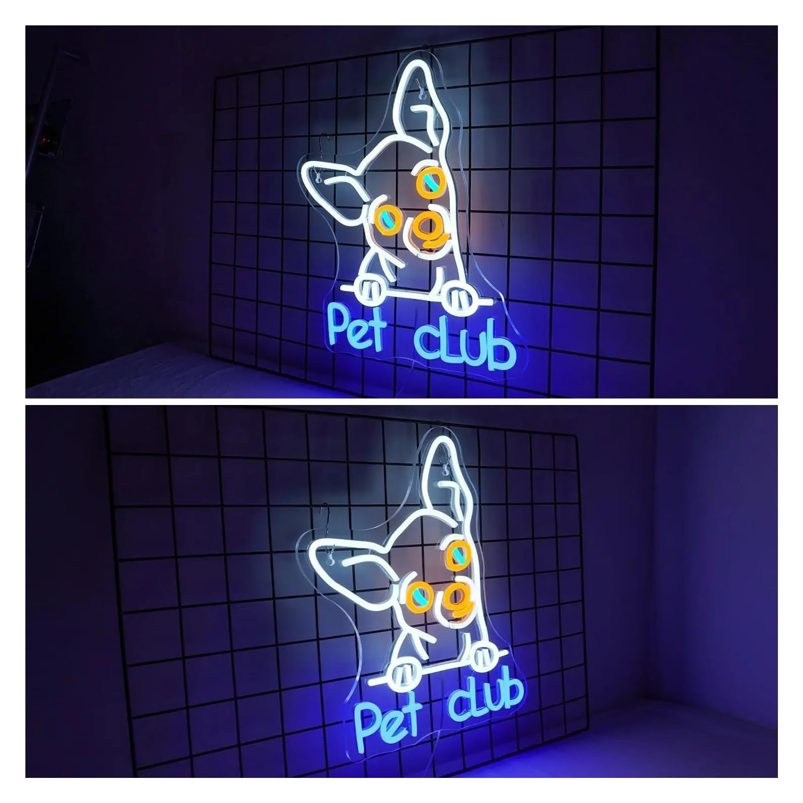 Pet Club per insegna per neon Light per alimentazione per neon