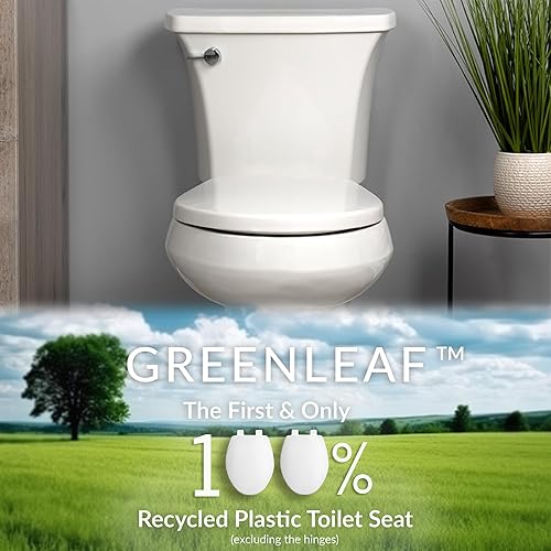 Miniatura 10 de Mayfair 1880SLOW Caswell - Asiento de inodoro que se cierra lentamente y nunca se afloja, alargado, plástico de larga duración, blanco, paquete de 4