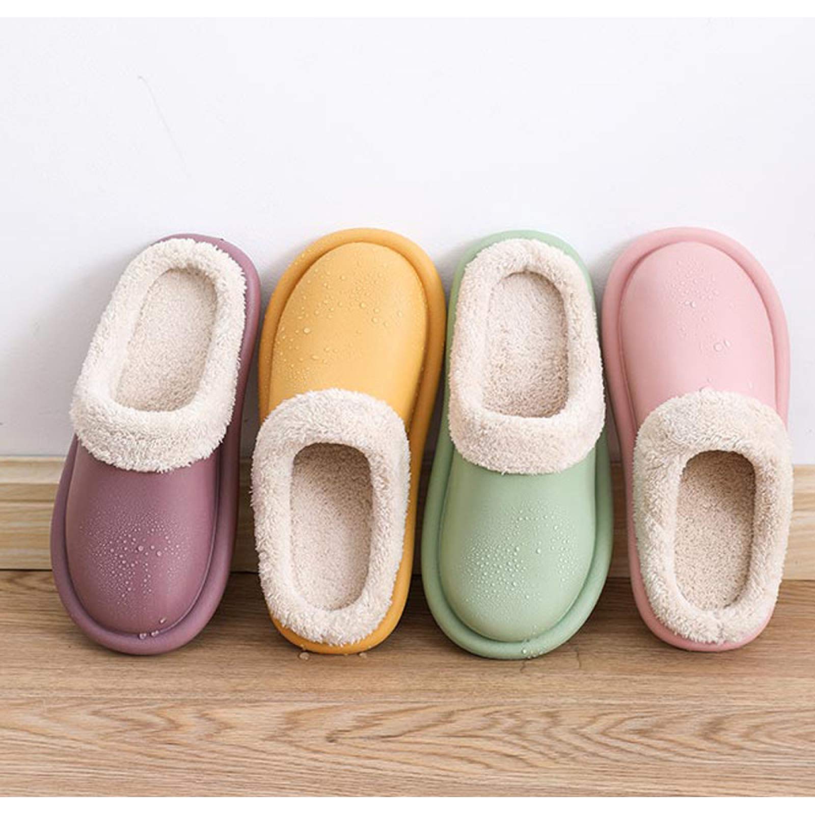 Coswind Sloffen Dames Winter Warme Pantoffels met Geheugenschuim