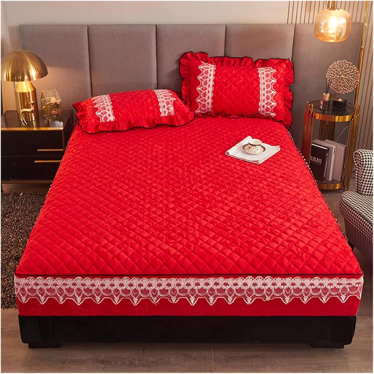 Warm Fleece Fitted Sheet 100 Extra Thick and Soft Cotton, Mattress