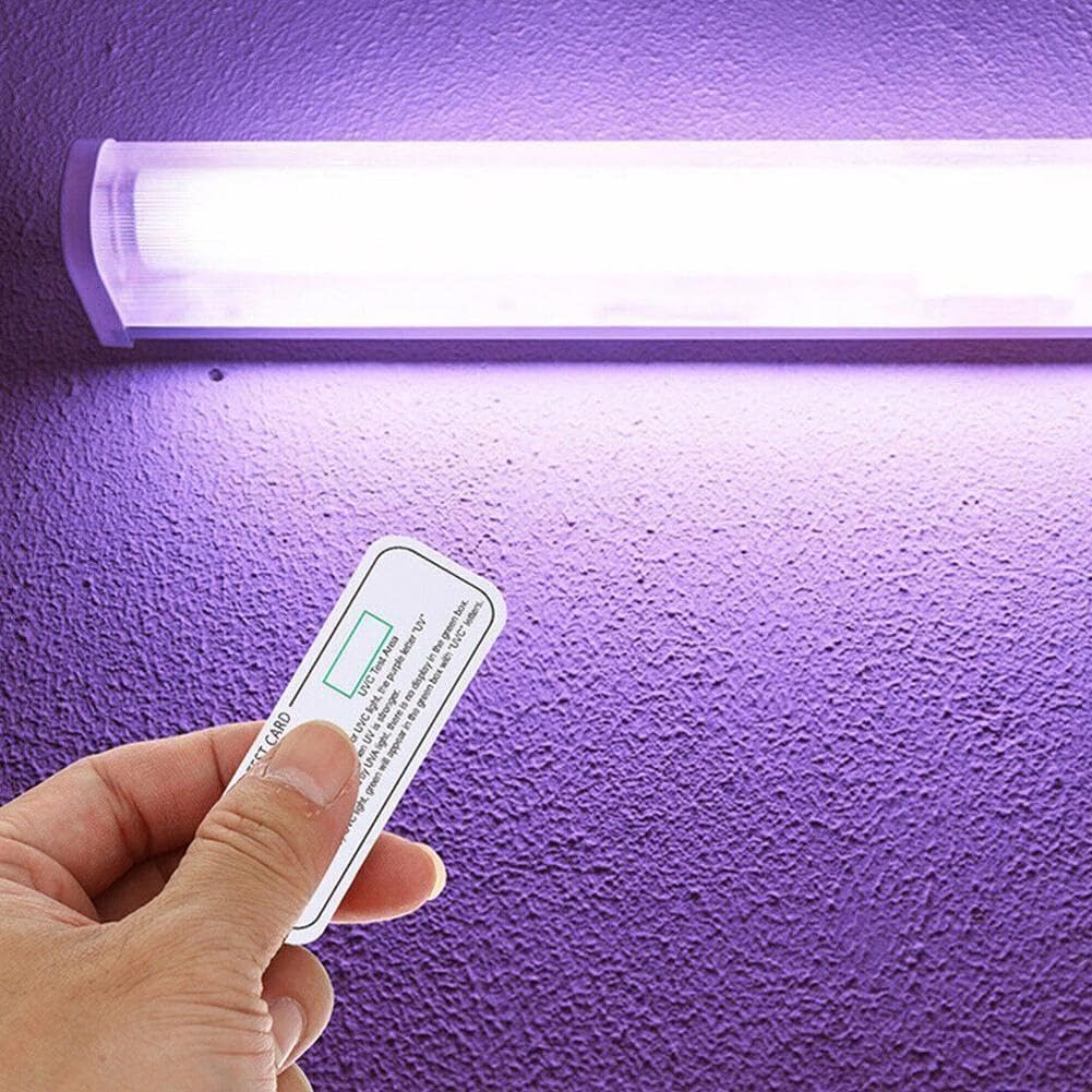 10PCS Luce Ultravioletto Test Cards UVA UVC Carte di Test Luce UV Carte Indicatore di Prova Accessori Lunghezza d'onda