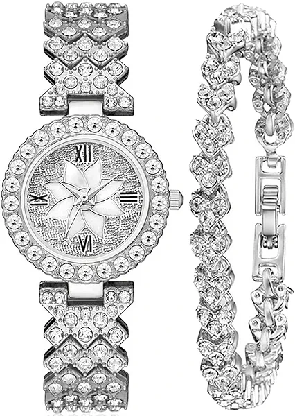 ADSBIAOYE Luxury Women Wrist Watches Diamond Bracelet Watch Fashion Casual Quartz Watch Ladies Watch