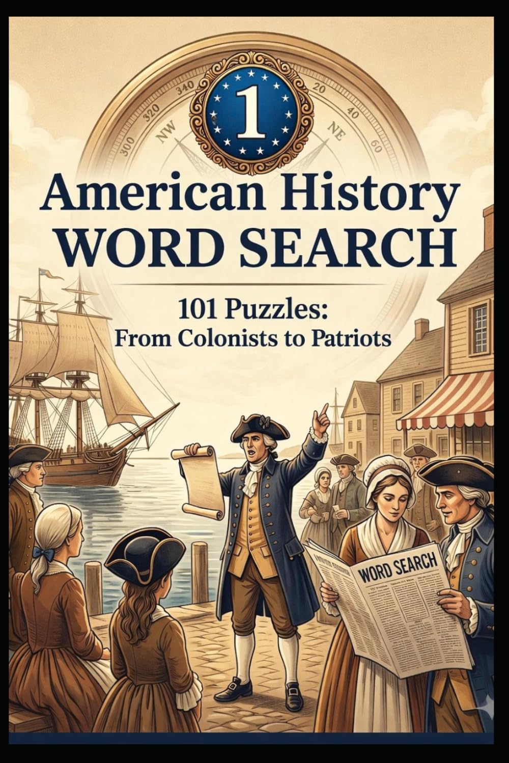 American History Word Search: Volume 1 — Colonial America Edition
