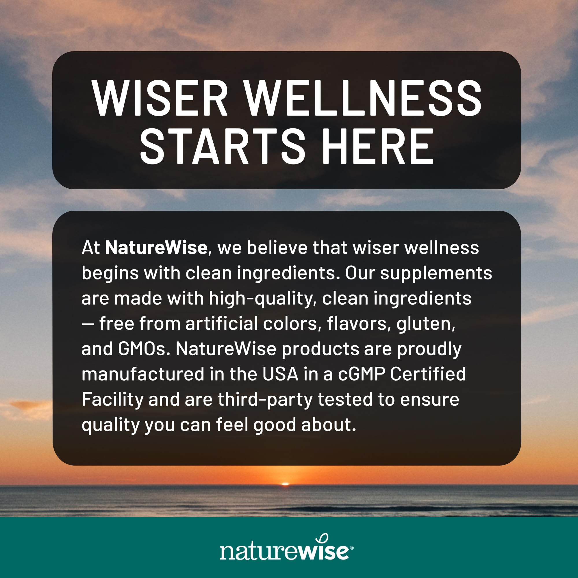 NatureWise Multivitamin for Men + Stress Support + Fulvic Ionic Minerals + Probiotics for Immunity, Male Health, Digestion + Whole Organic Foods - Vegetarian, Non-GMO - 60 Capsules[1-Month Supply] — Amazon image 10