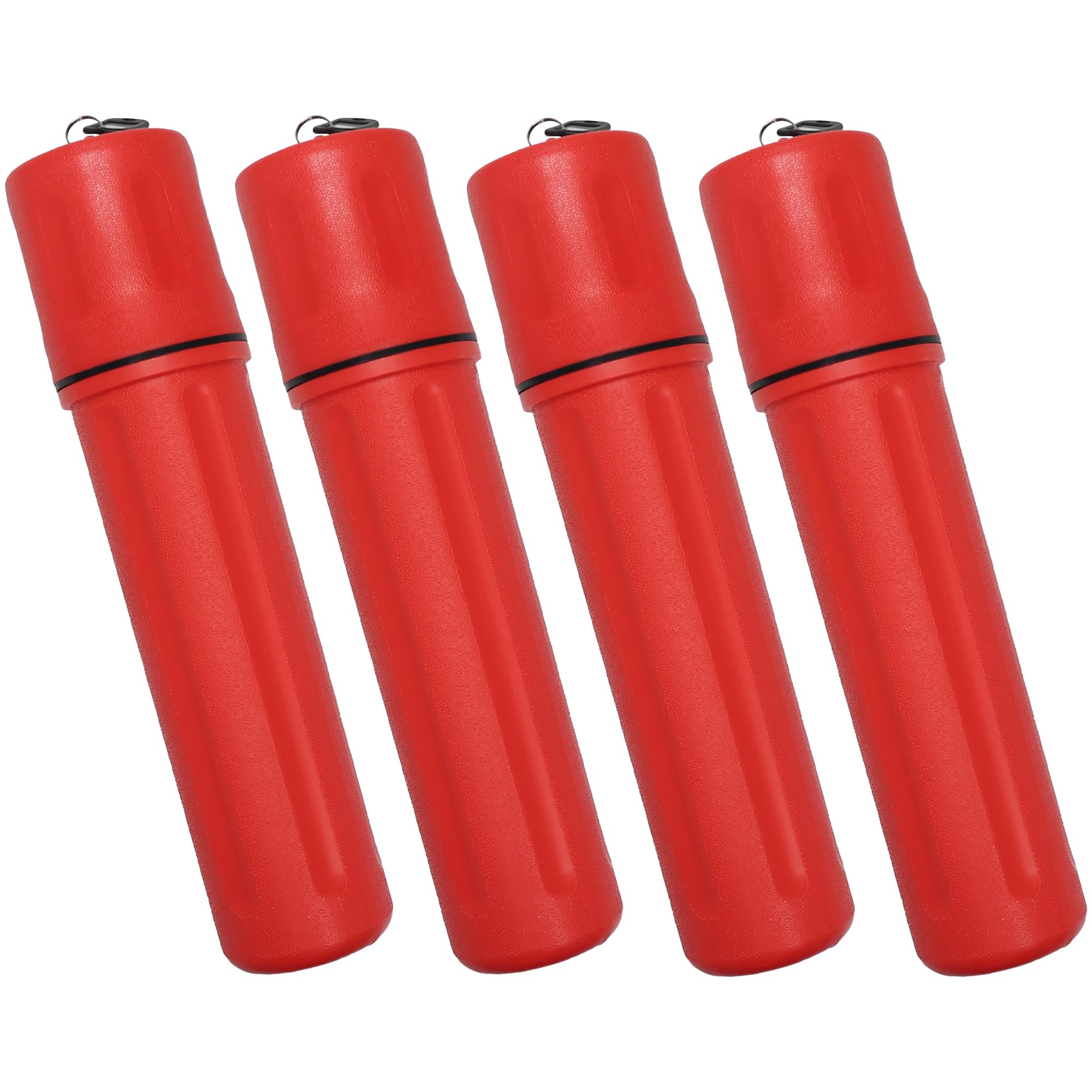 Blue Demon SMAW/Stick Welding Electrode Storage Tube, 3” x 14”, waterproof, airtight, 4 Pack, Red