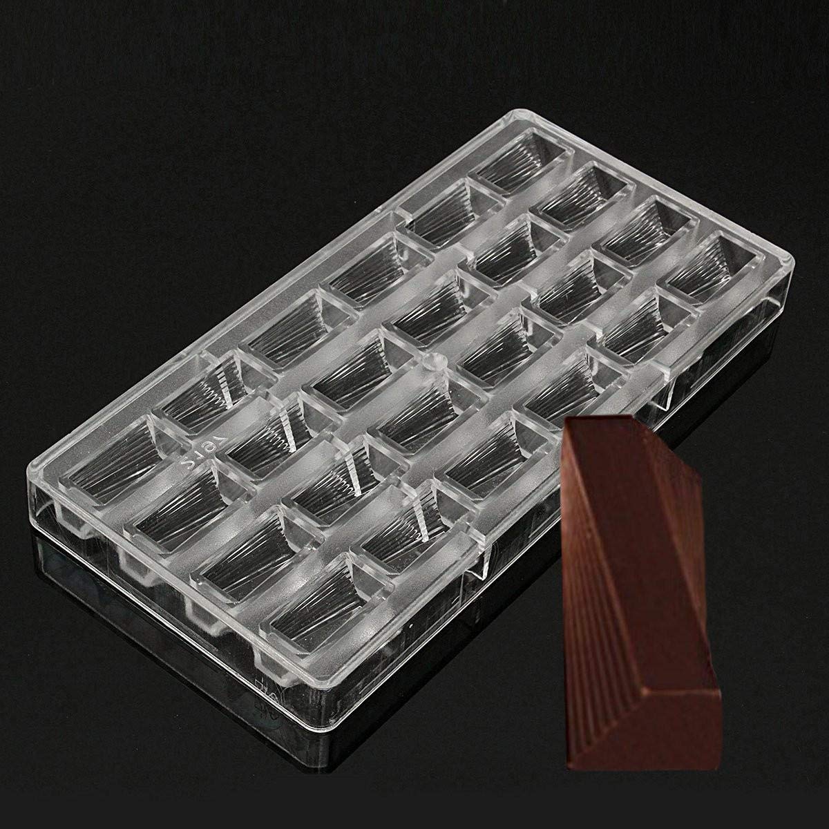 3D Clear Chocolate Mold Candy Jelly Mould Tray Pastry Polycarbonate Baking Tools Multi-modeling, Silica Gel material