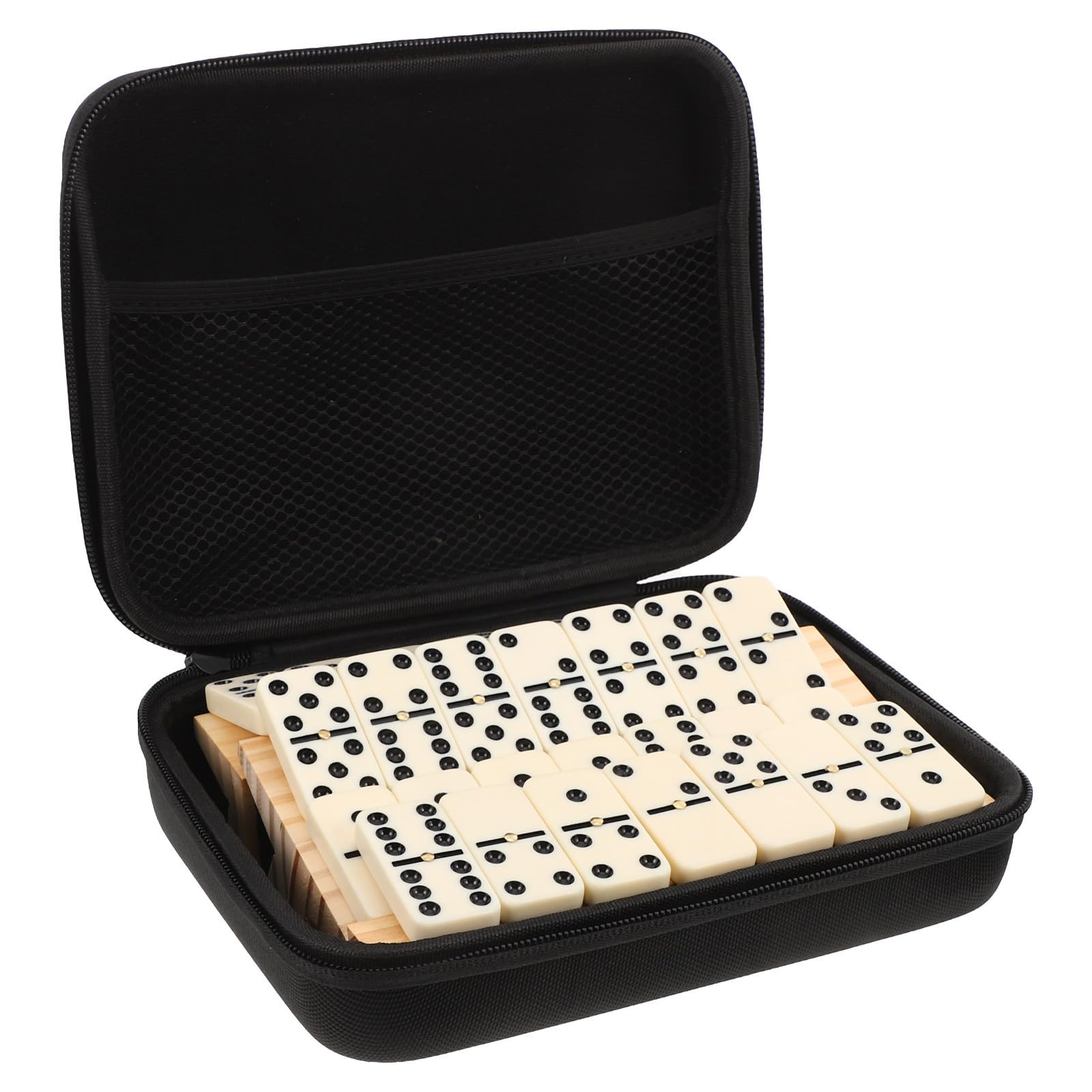 TOYANDONA Gioco da Tavolo Domino con 28 Tessere e 4 Supporti