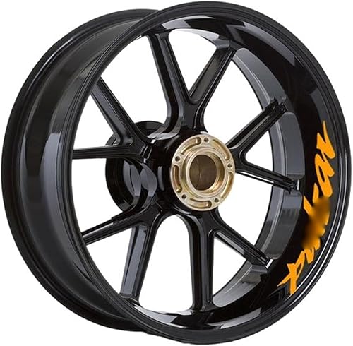 Miniatura 15 de Motorcycle Wheel for Bajaj for Pulsar 200 for Dominar 400 Wheel Stickers Motorcycle Wheel Stickers Outer Rim Stripe Sticker Decal (Color : 19)