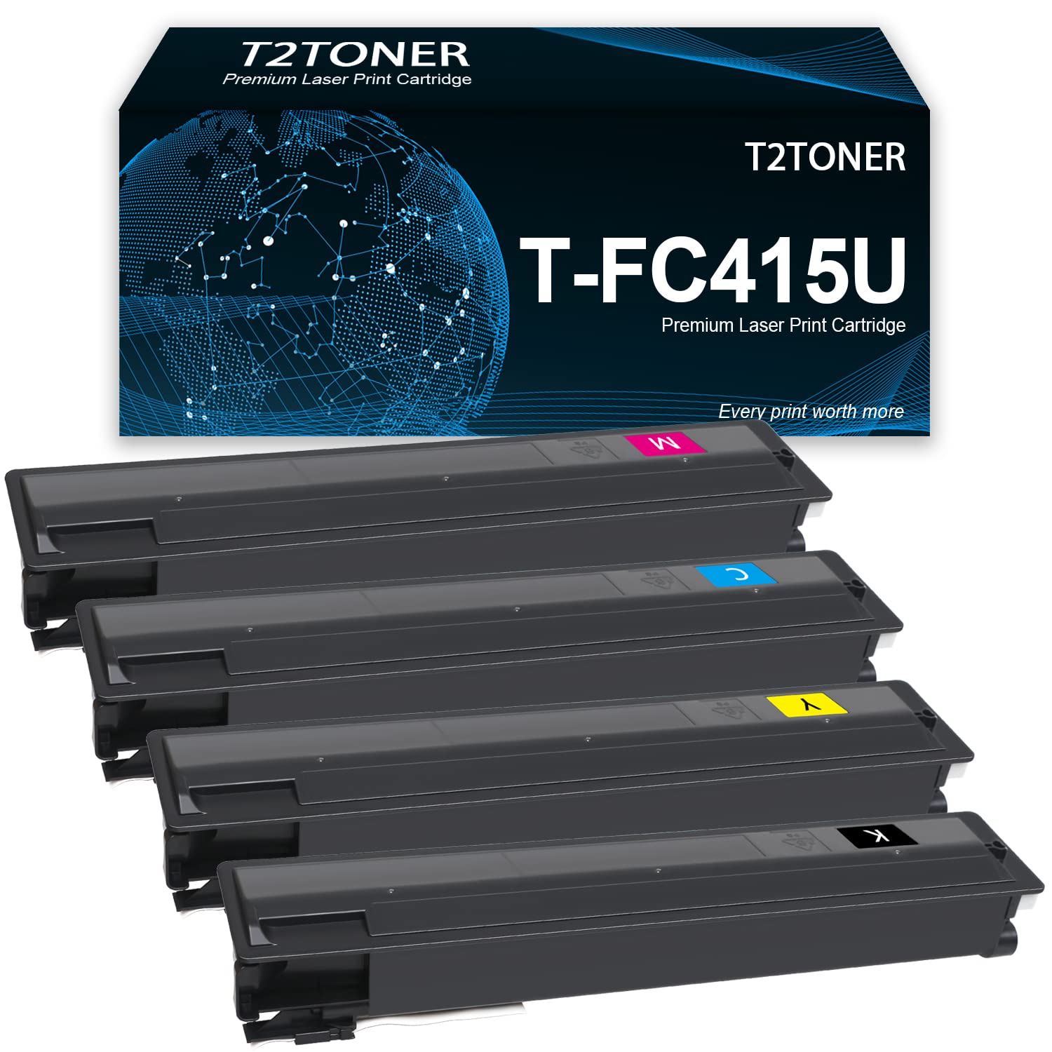 T-FC415U TFC415U Toner Cartridge Ultra Remanufactured Replacement for T-FC415U-K T-FC415U-C T-FC415U-M T-FC415U-Y Toner Use for TSB E-Studio 2515AC 3015AC 3515AC 4515AC 5015AC Printer