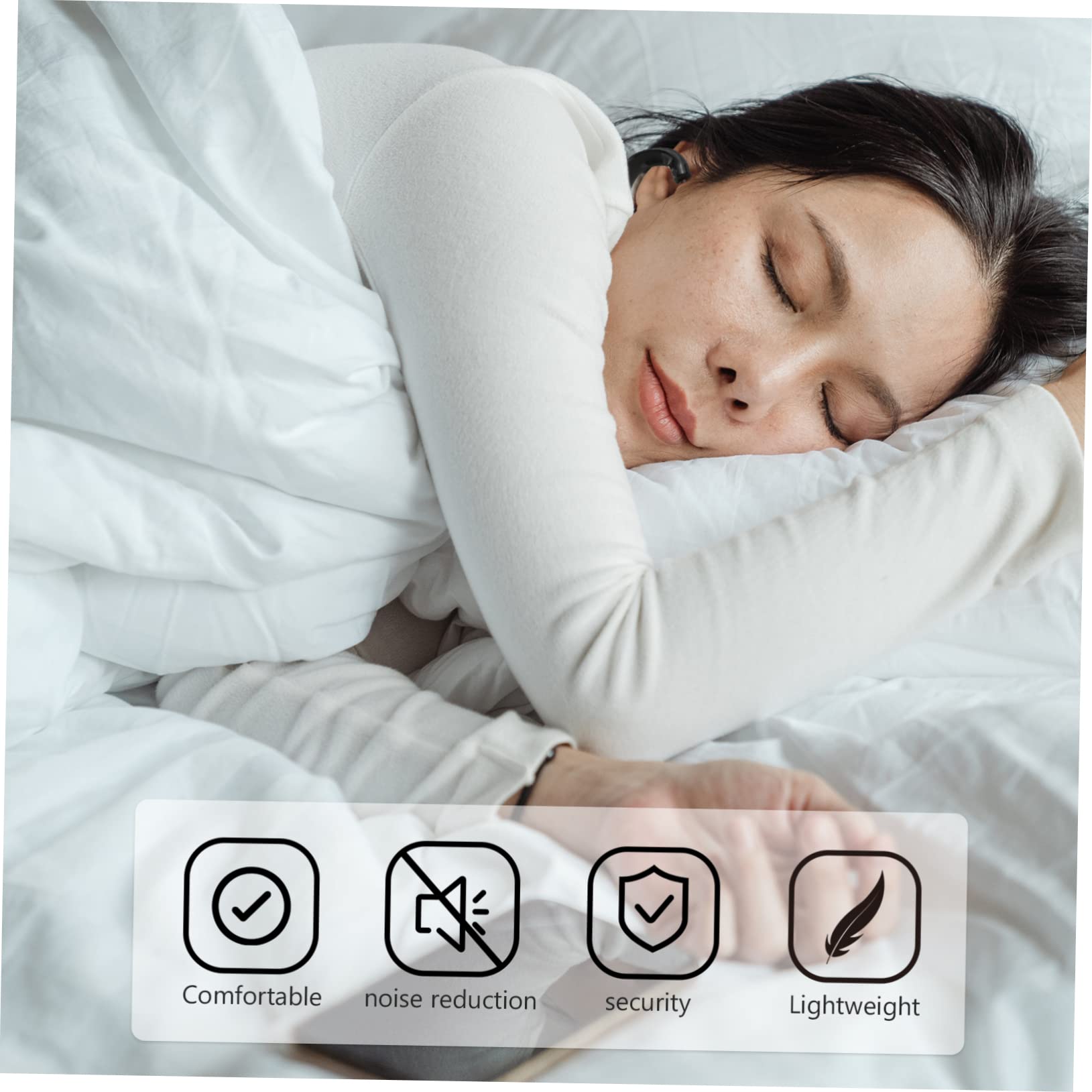 10piezas Tapones Oídos Banda De Silicona Aislamiento De Ruido Tapones De Silicona Oídos Para Dormir Proteccion De Lugares Ruidosos