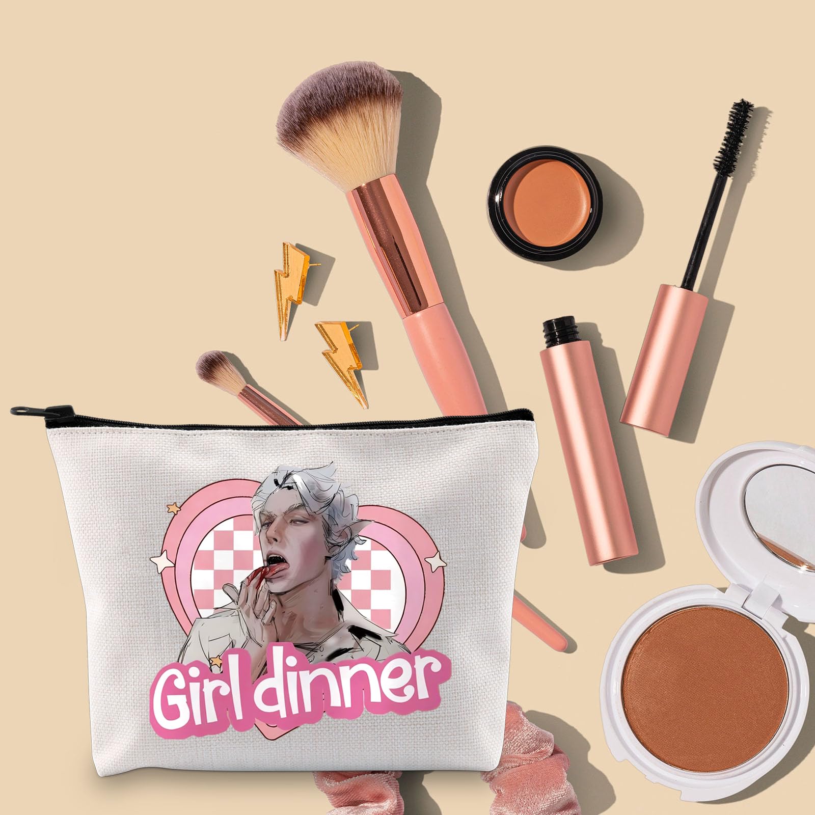 BG3 Merchandise Inspired Makeup Bag A-starion High Elf Gift G-IRL Dinner Bag Astarion Baldur Fans Gift Video Game Lover Gift (MB - Image 3