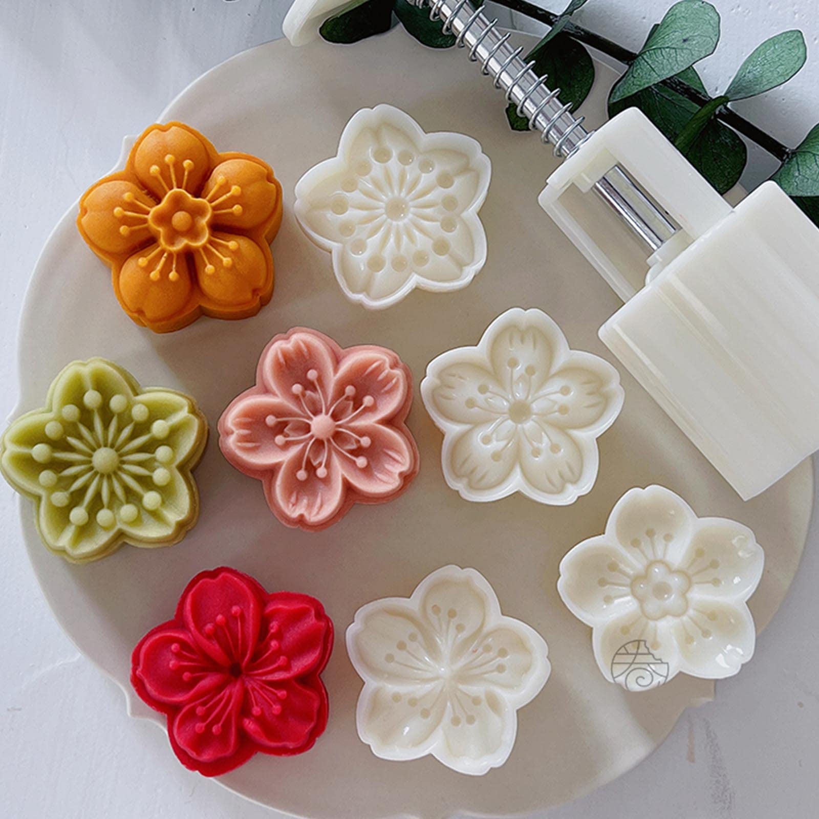 Amazon | 月餅型セット 月餅型 ビスケット型 4個 花切り型