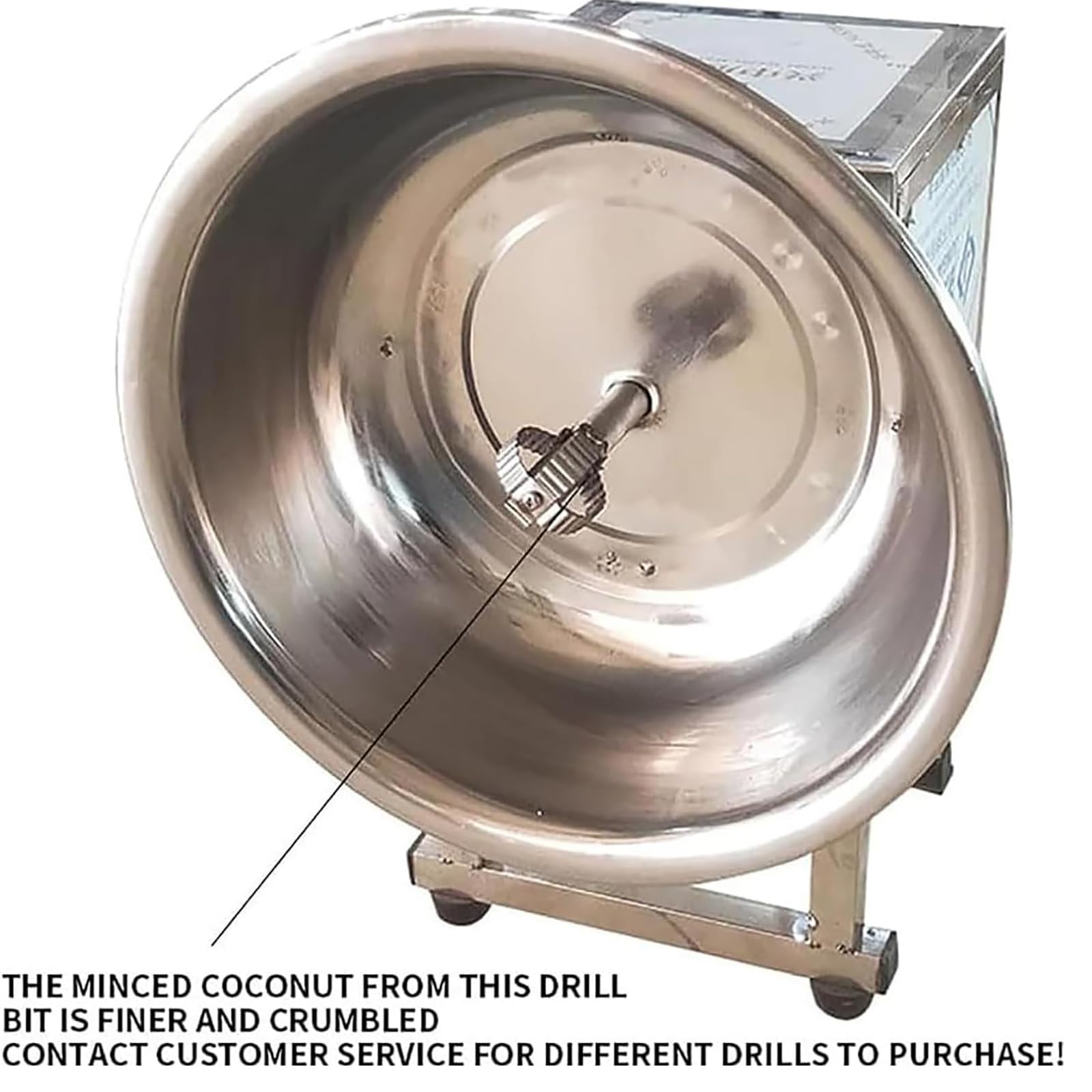 Máquina eléctrica de procesamiento de coco, extractor comercial de 370 W, 60-70 piezas/H, grosor uniforme, sin residuos, para un uso eficiente en la cocina