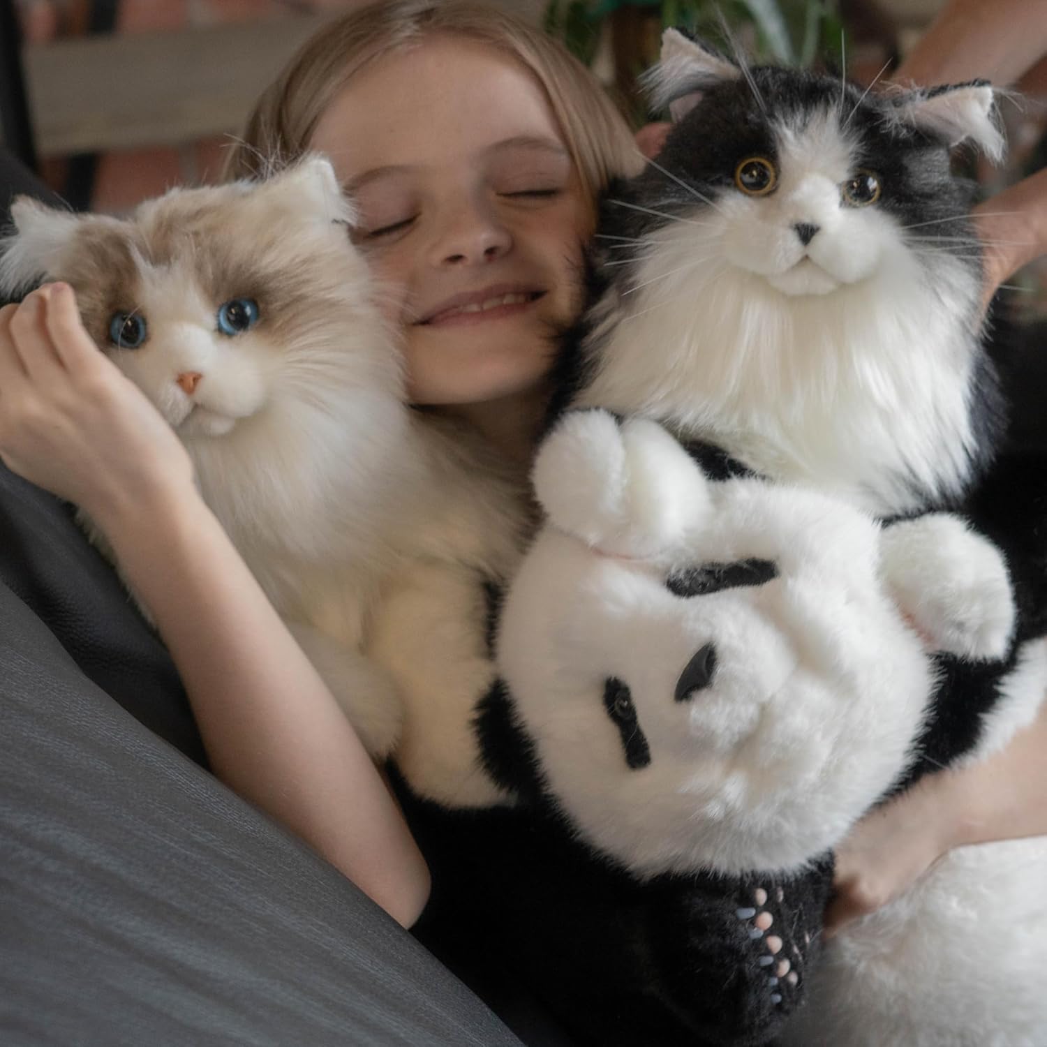 Chongker Stuffed Animals Plush Toy, Panda Plush - Realistic Animals Plush, Lifelike Toy, Panda