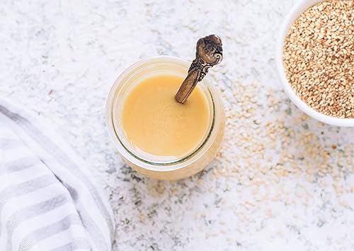 Miniatura 5 de Semillas de sésamo sin cascarar, 9 libras, verificadas sin OMG, semillas de sésamo blanco crudo totalmente natural, kosher, vegano y keto, sésamo a