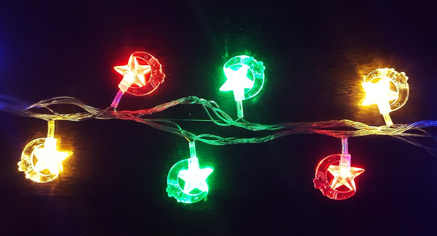 Ramadan Lights Ramadan Decoration[ 3 Pack] Ramadan Mubarak Wall Decoration Ramadan Favors Ramadan DIY Eid Decor (Multi Lights)