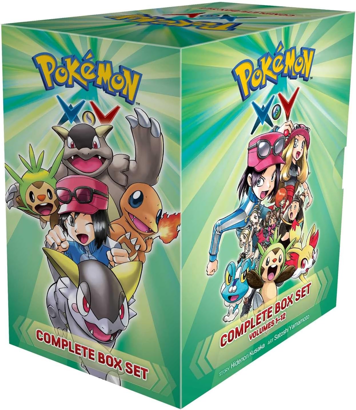 VIZ Media - Children's Pokémon Xy Complete Box Set: Includes Vols. 1-12 (Pokémon Manga Box Sets)
