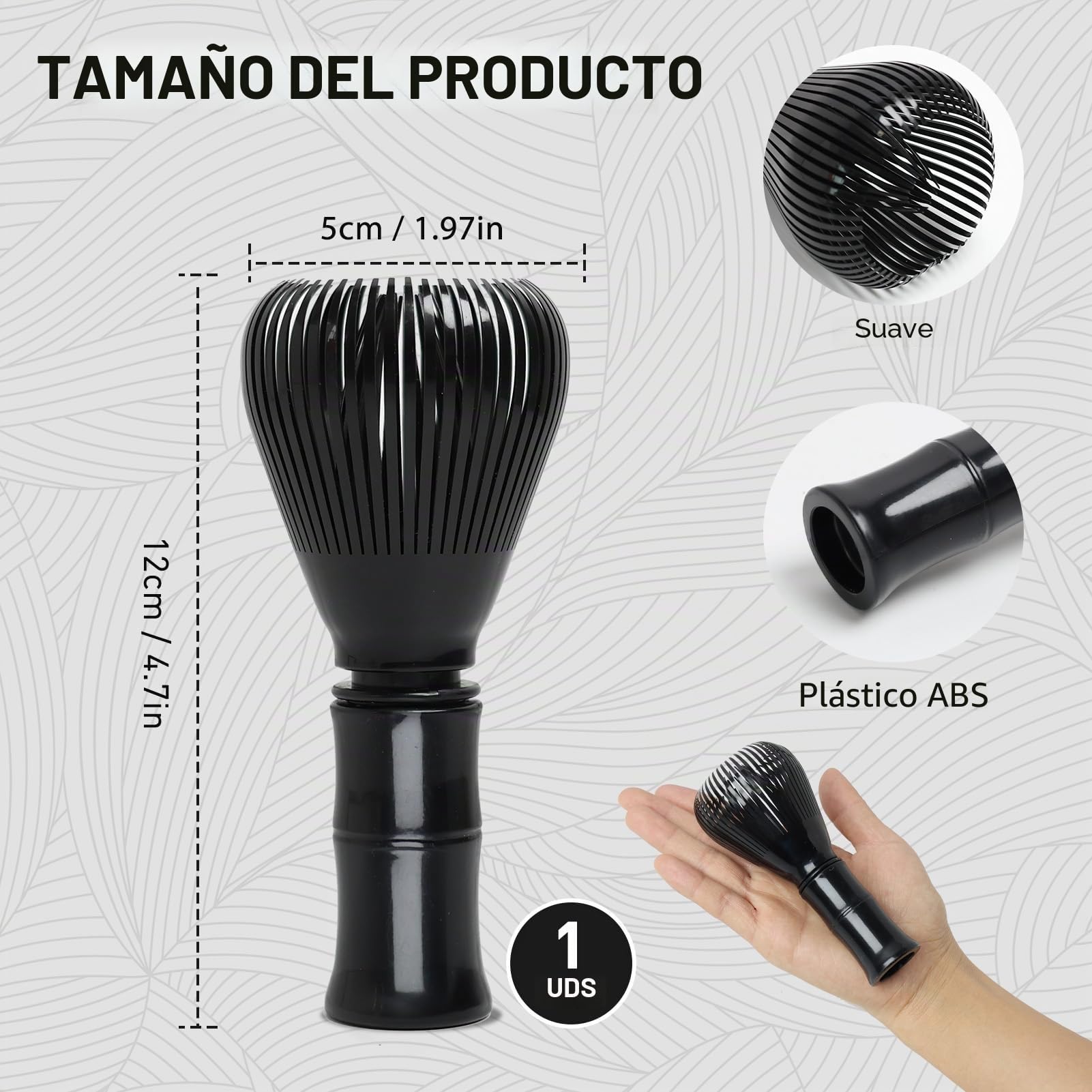 Batidor de Matcha, Set Completo para Ceremonia Tradicional Japonesa de Té, Herramienta Esencial para Preparar Matcha, Material Ecológico, Color Negro