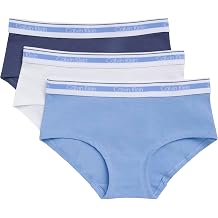 Calvin Klein Girls' Varsity Cotton Hipster 3-pack