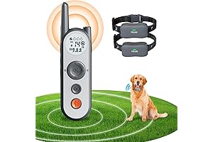 Geo Fence Dog Collar with Wireless Electric Fence for Enhanced Dog Training