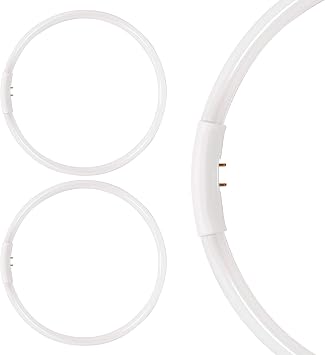 Pack Of 2 FC22T5/865 - 9" T5 Flurescent Circline - 22 Watt - 6500K Daylight - G10q Base 4 Pins On Inside - FC9T5/865