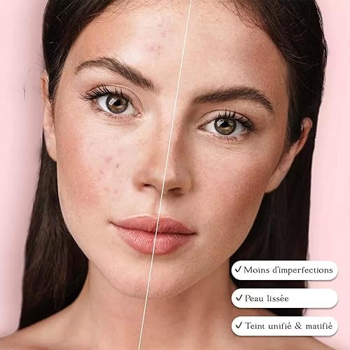 Miniatura 5 de T. LeClerc Polvo facial suelto  Polvo fijador de maquillaje facial de larga duración, mineral mezclable que minimiza los poros y perfecciona los