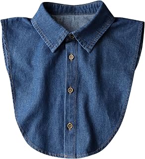 Pearl Detachable White Collar Shirt,Dickey Half Blouse False Collar for Lady Girls