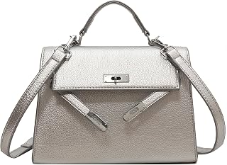Womens Mini Leather Messenger bags Shoulder bags Purses Top Handle Handbags Ladies Designer Purses 9.4x7x3in