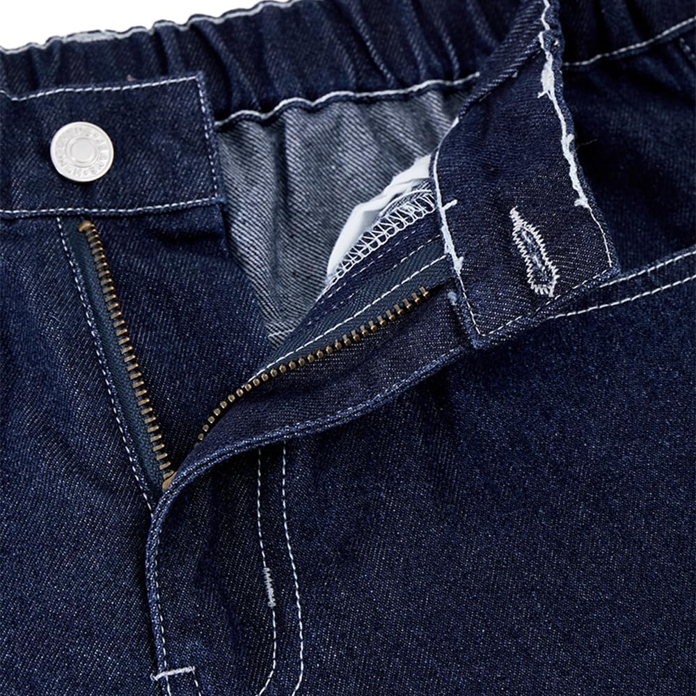 Nivne Tco Tween Girls Wide Leg Jeans Casual Zipper Fly & Button Closure Baggy Denim Pants with Pockets - Image 4