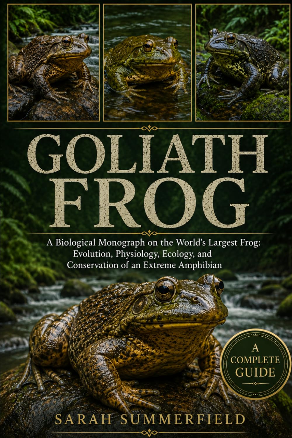 Goliath Frog: A Biological Monograph on the World’s Largest Frog: Evolution, Physiology, Ecology, and Conservation of an Extreme Amphibian