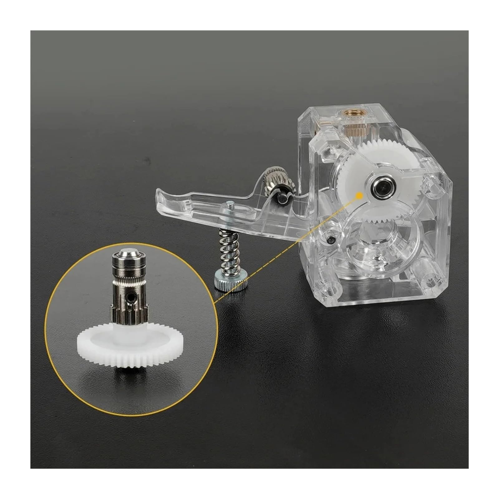Compatible con impresora 3D Prusa, BMG de doble unidad extrusora | Engranajes de acero endurecido, Bowden/direct, for extrusora BMG, duraderos y precisos(Hardened steel,2set)
