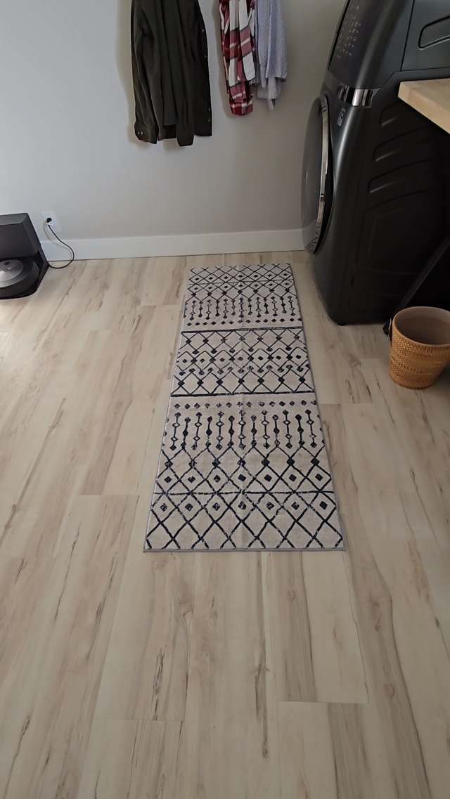 Lansny Moroccan 2x6 Runner Rug Washable Non-Slip 