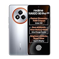 NARZO 80 Pro 5G Smartphone 2025 Speed Silver 8GB RAM 128GB Storage Android 15