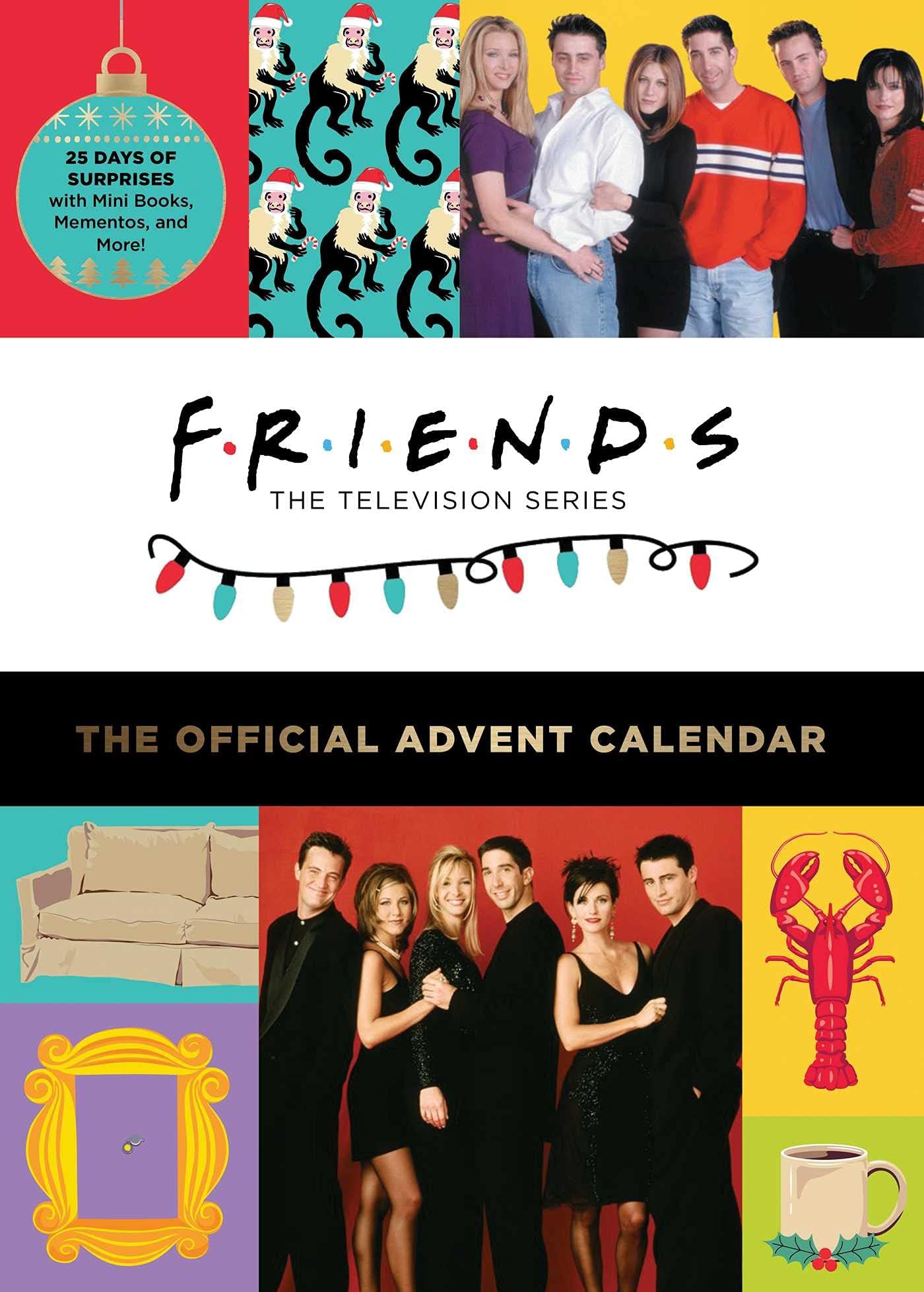 Insight Editions Friends: The Official Advent Calendar 2021 25 Days of Surprises with Mini Books, Mementos, and More!