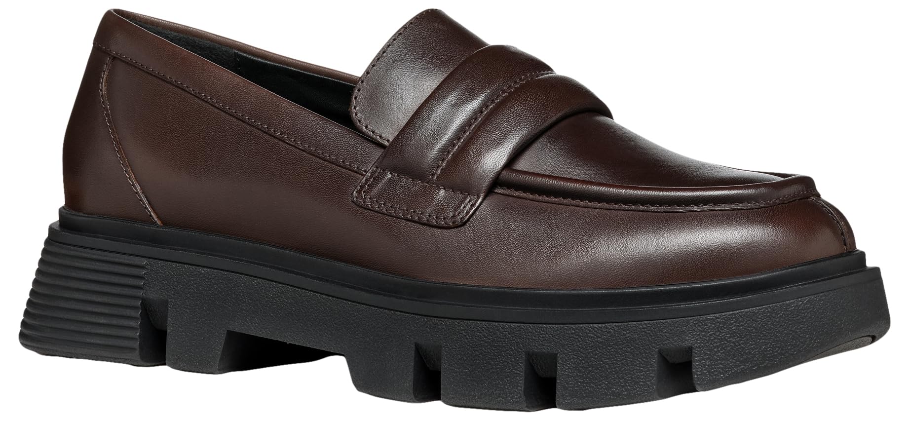 Geox Womens D Vilde C Moccasin, Dk Coffee, 6 UK