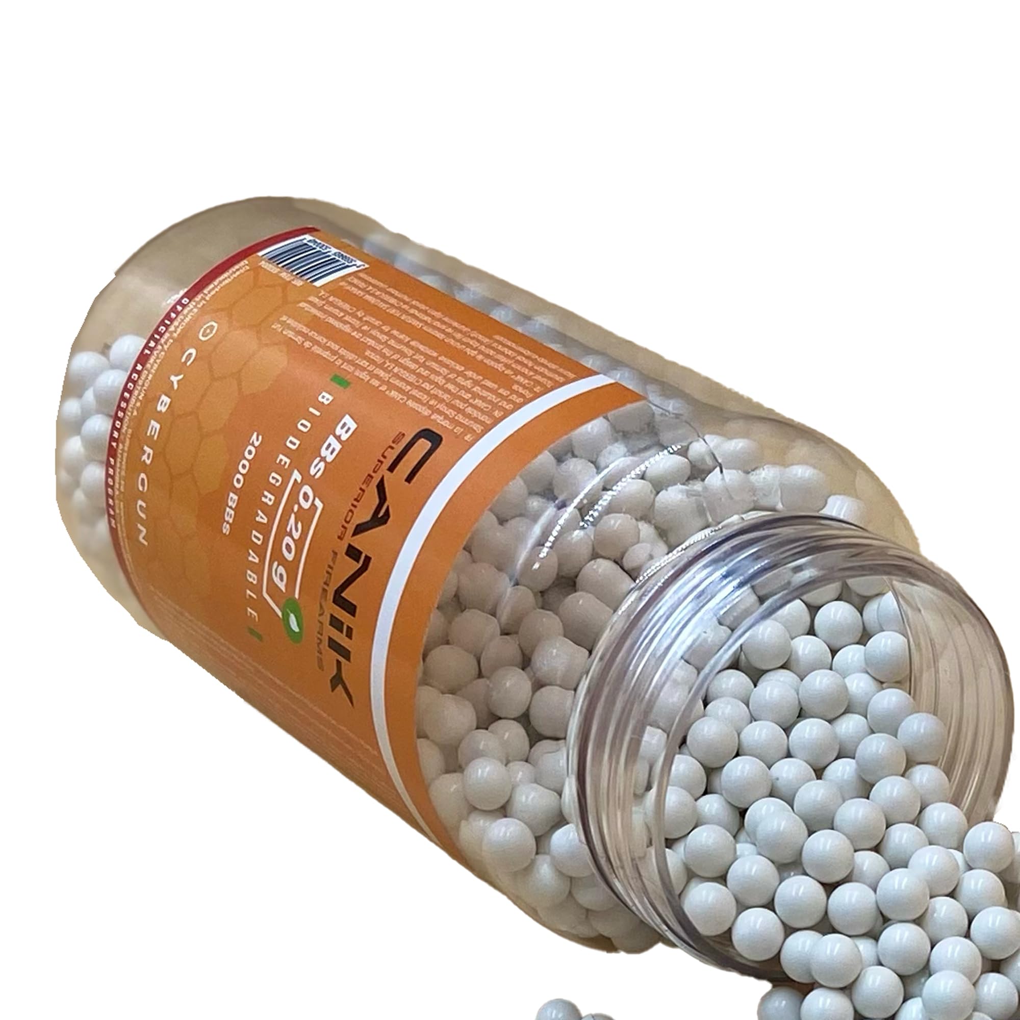 CyberGun 1000 Billes Airsoft Rouges 6mm 0.20g – Billes Premium Polies Pour Répliques Dès 0.5 Joule, Qualité Top !