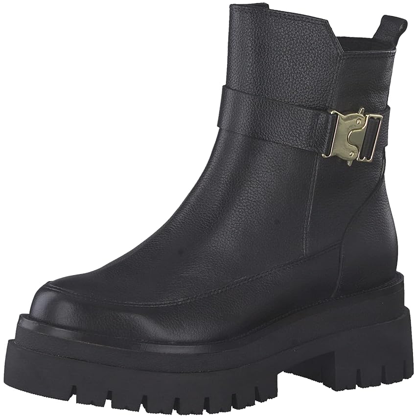 Immagine del prodotto Marco Tozzi Stivali in Pelle da Donna 2-2-25820-29, Moda, Colore: Nero e Oro, 39 EU