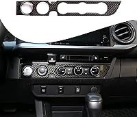 Vista 25 de Lcojicep Cubierta de panel de botón de aire acondicionado, accesorios de automóvil compatibles con Tacoma 2016-2020