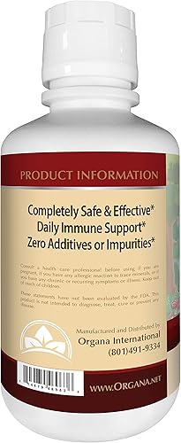 Miniatura 10 de Organa Crystalline Nano Colloidal Plata - 30 PPM - Botella de 32 oz