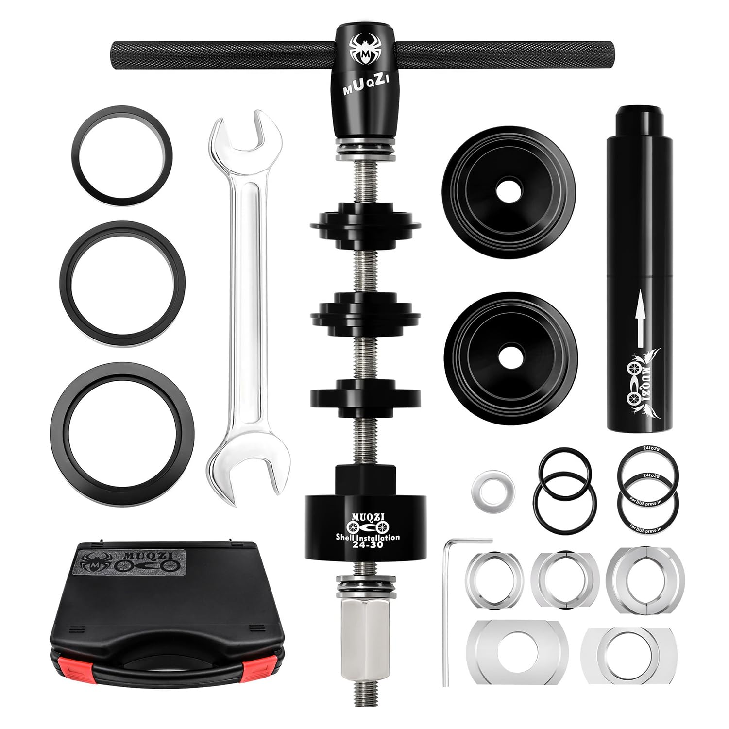 Kit De Parte Inferior De Bicicleta Para Instalar y Quitar El Soporte,Herramienta Profesional Para Rodamiento BB86/30/91/92,PF30,Kit De Mantenimiento De Precisión Para Entusiastas De La Bicicleta