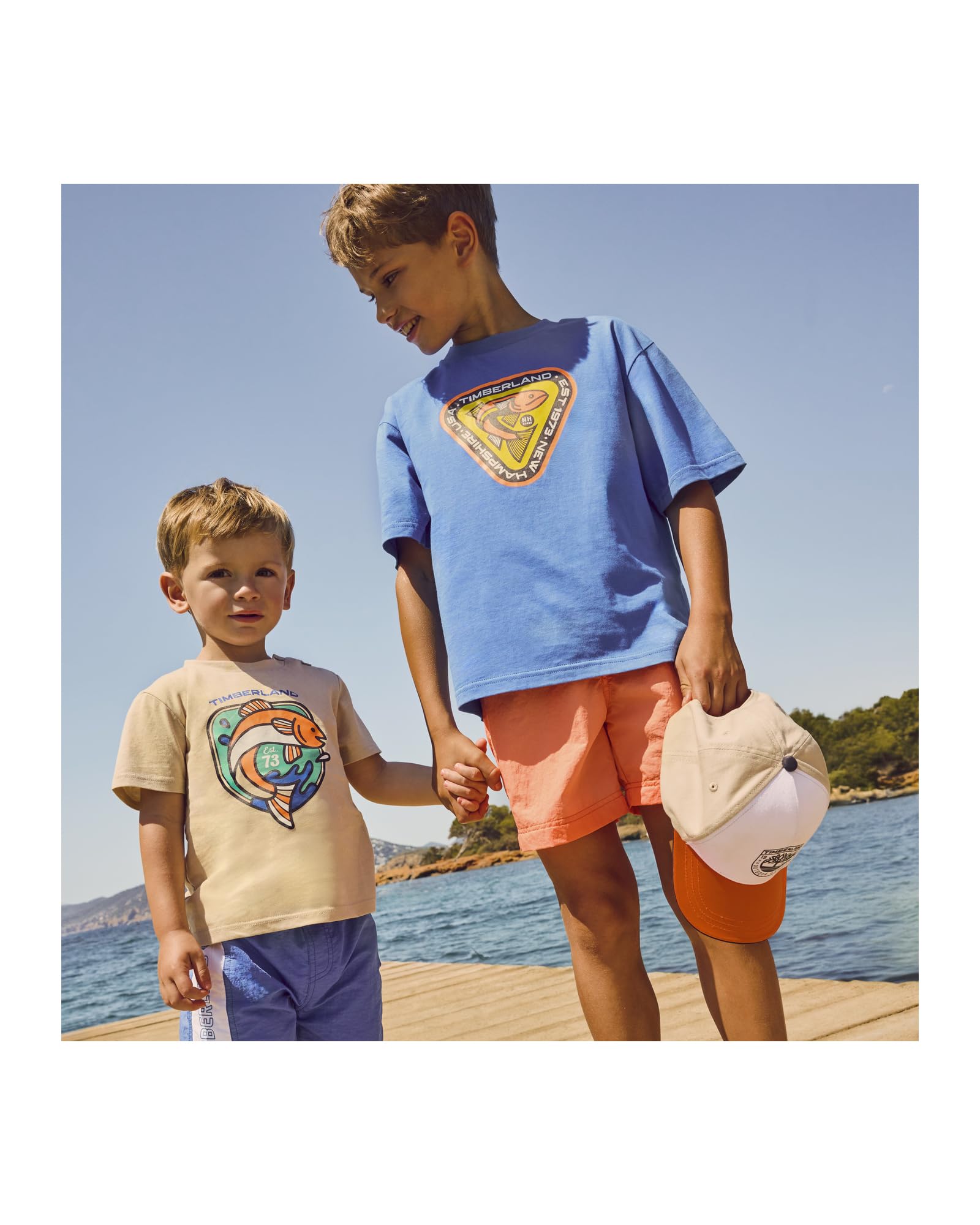 Timberland Swim Shorts Boy's, Pink