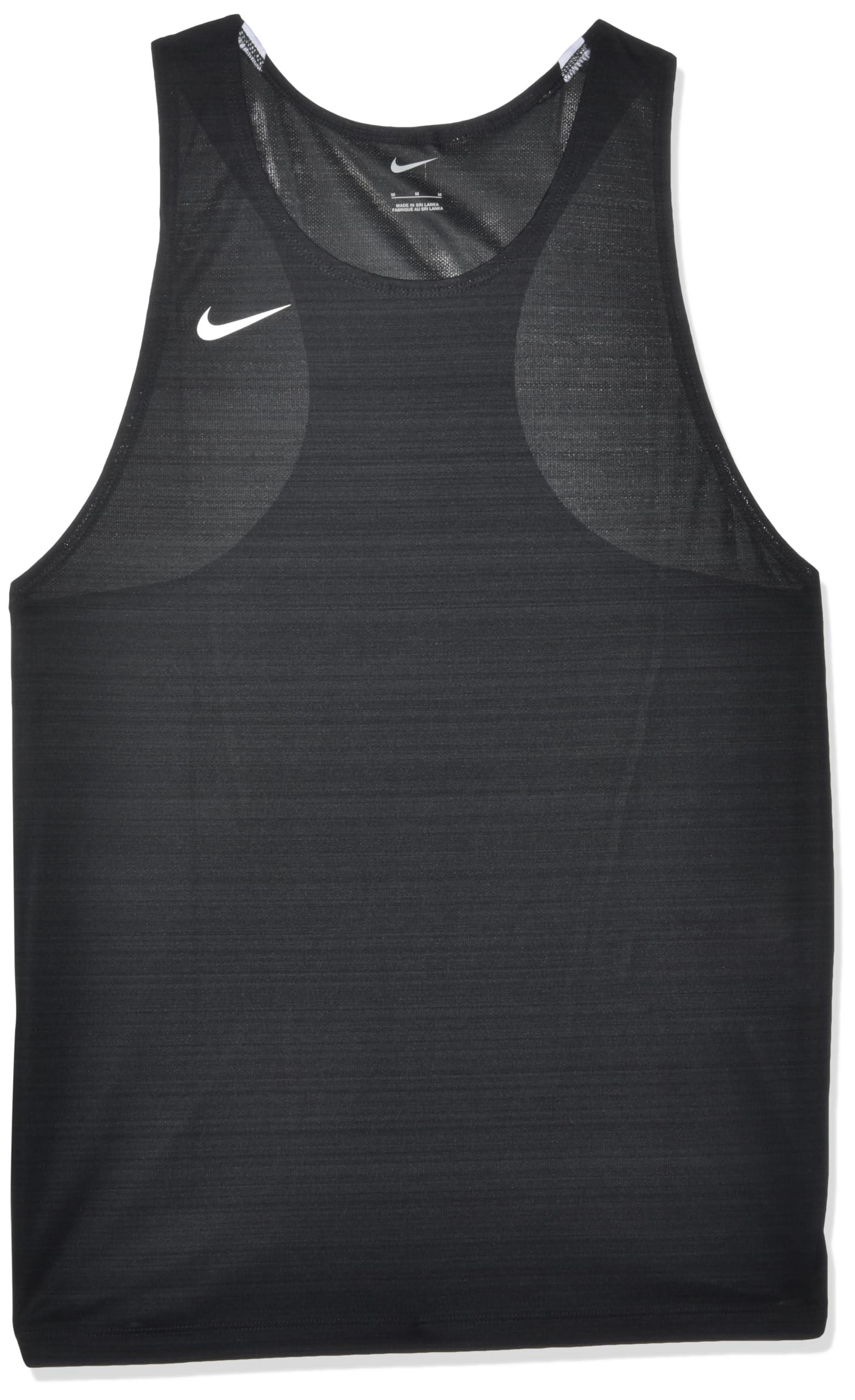 NIKE Mens Track & Field Dry Miler Singlet - Black