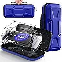 Vista 14 de FYOUNG 3 in 1 Accessories Bundle for Playstation Portal, Carrying Case & Hard PC Clear Cover Set with Screen Protector, Protective Shell Portable