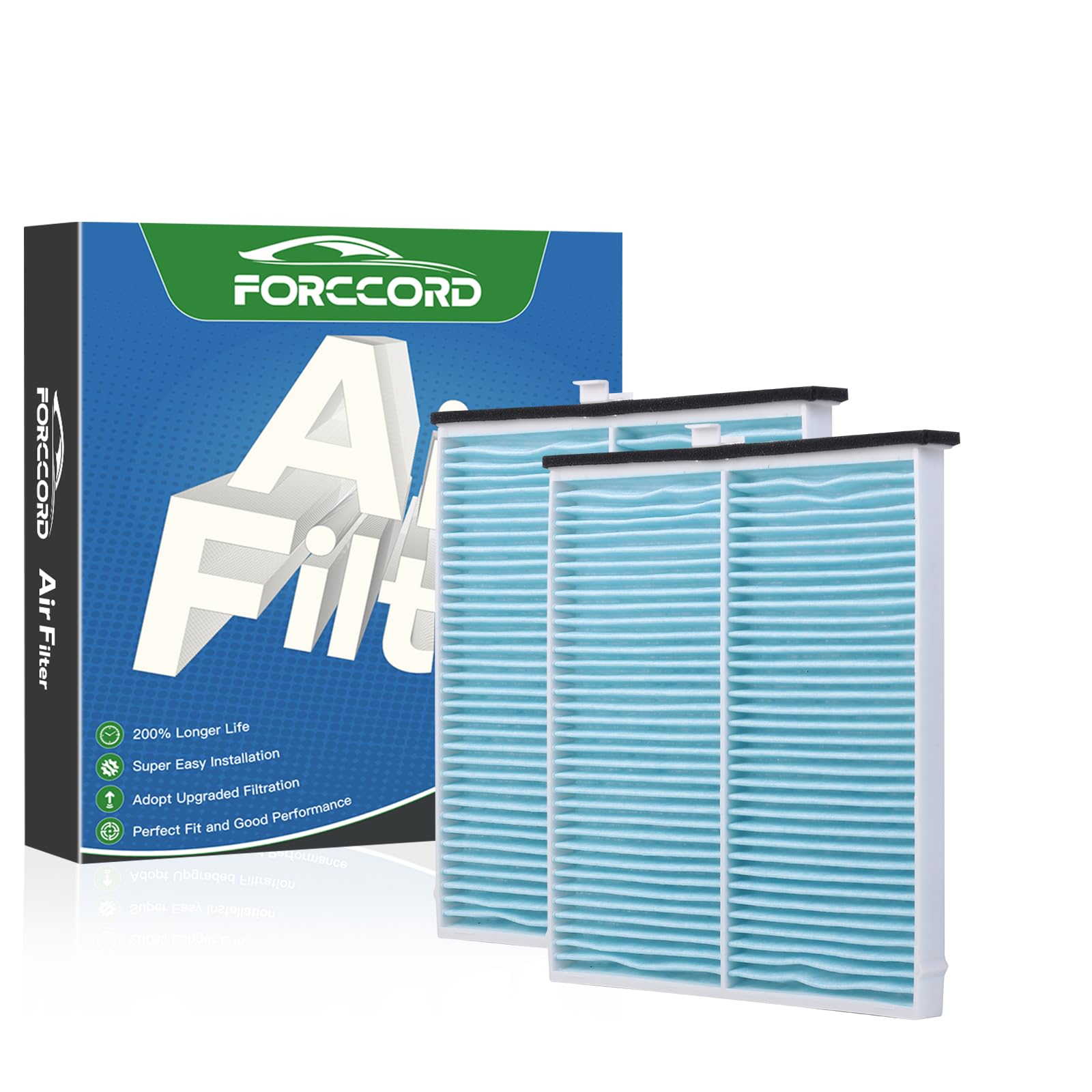 2-Pack Cabin Air Filters for Mazda CX-3 16-21; Yaris 19-20; Yaris iA 17-18