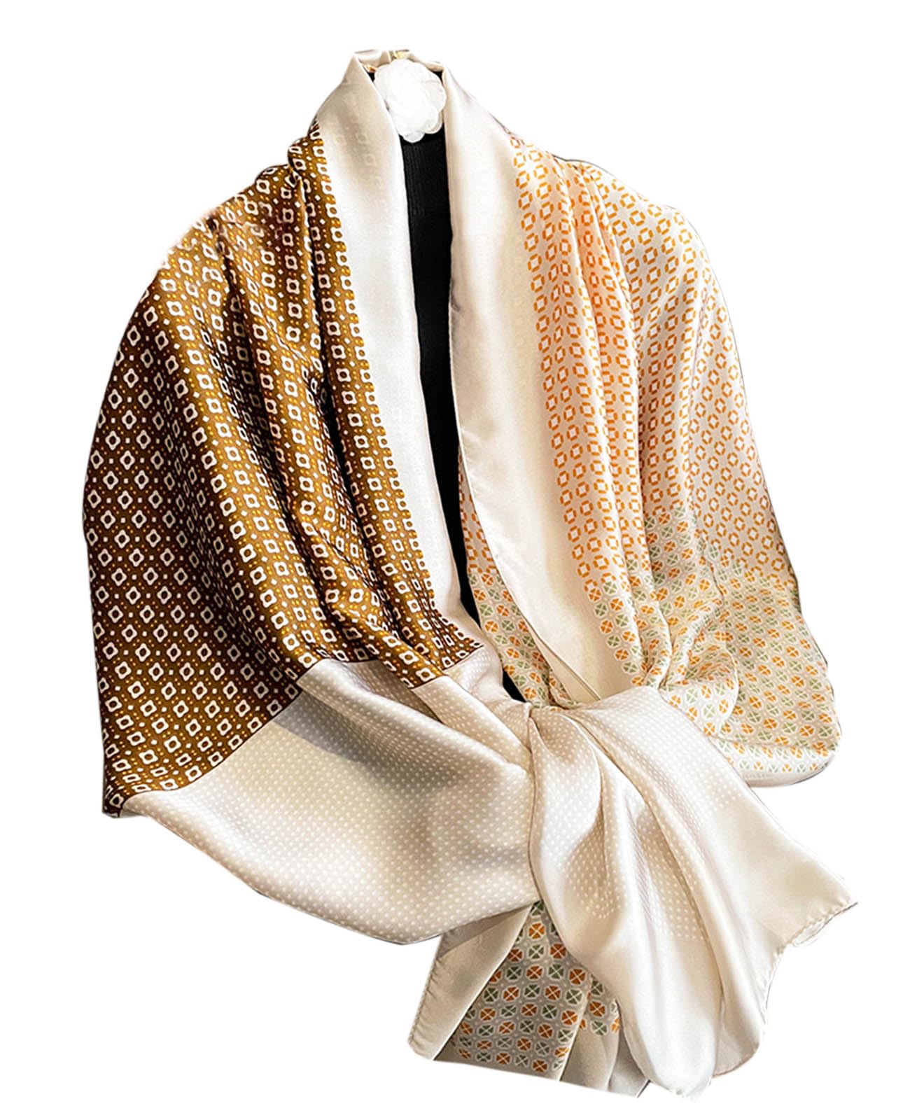 HioyiwseShawl Scarf For Women Lightweight Scarves Floral Pattern Formal Evening Dressesformal Shawl Summer Wraps