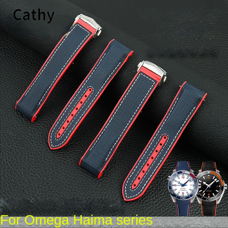 Bracelet nylon Omega Seamaster étanche contre la transpiration