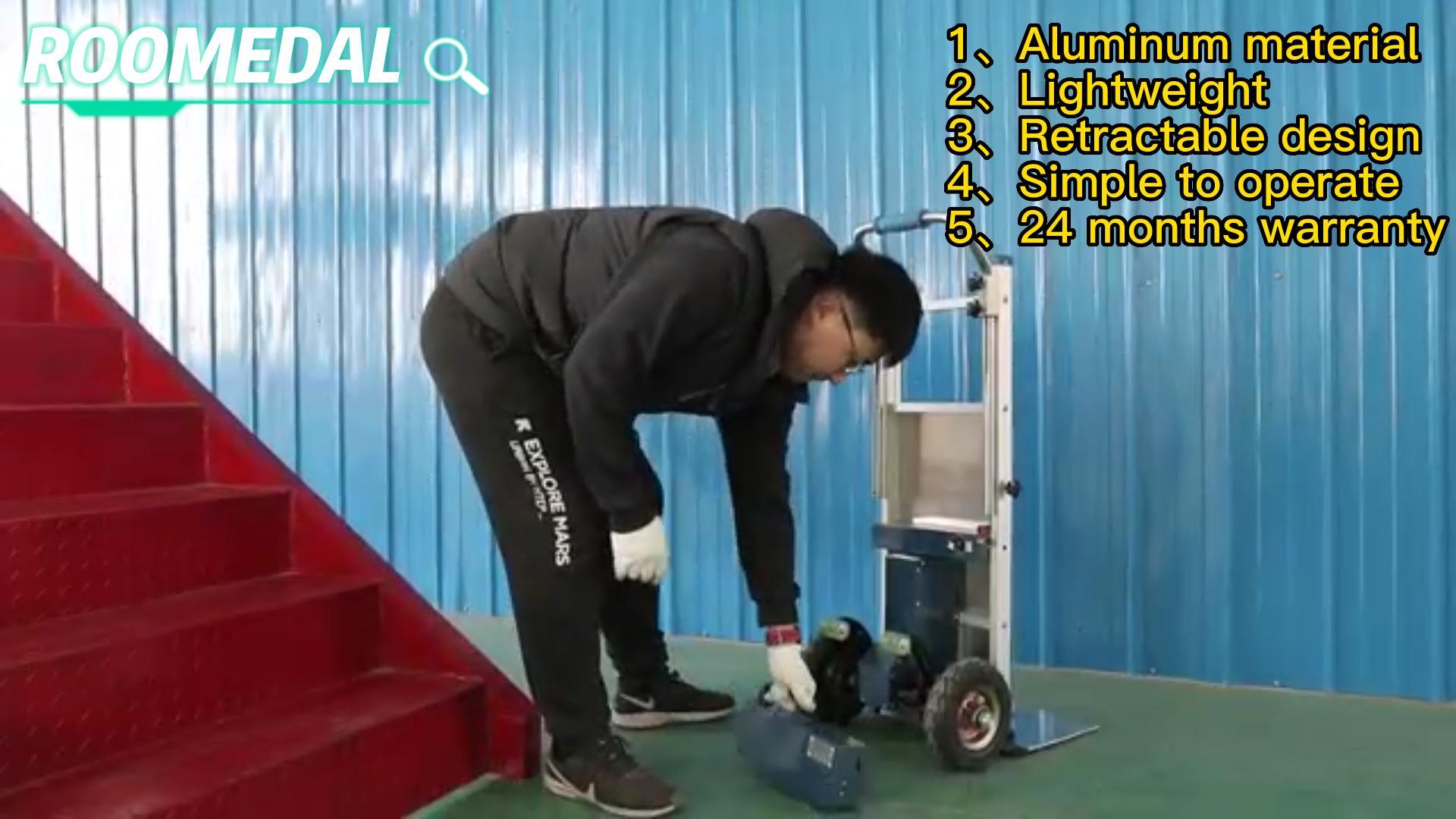 Carretilla eléctrica para subir escaleras 440lbs aluminio miniatura 7