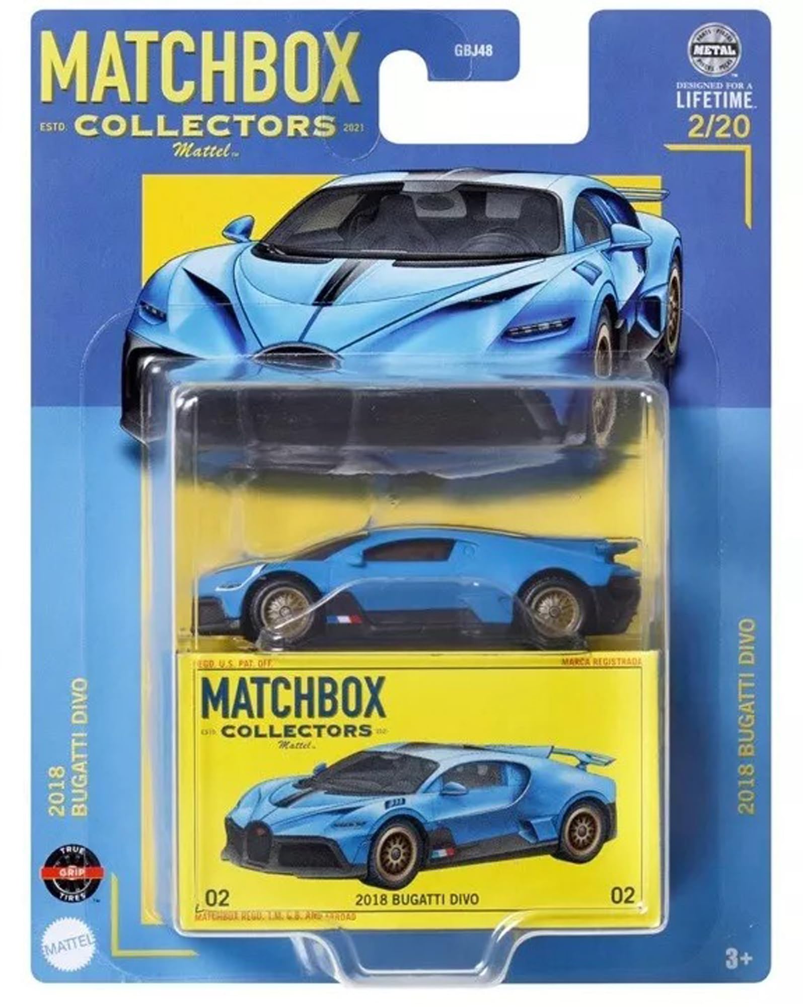 2018 Bugatti Divo, Collectors 2/20 [Blue]