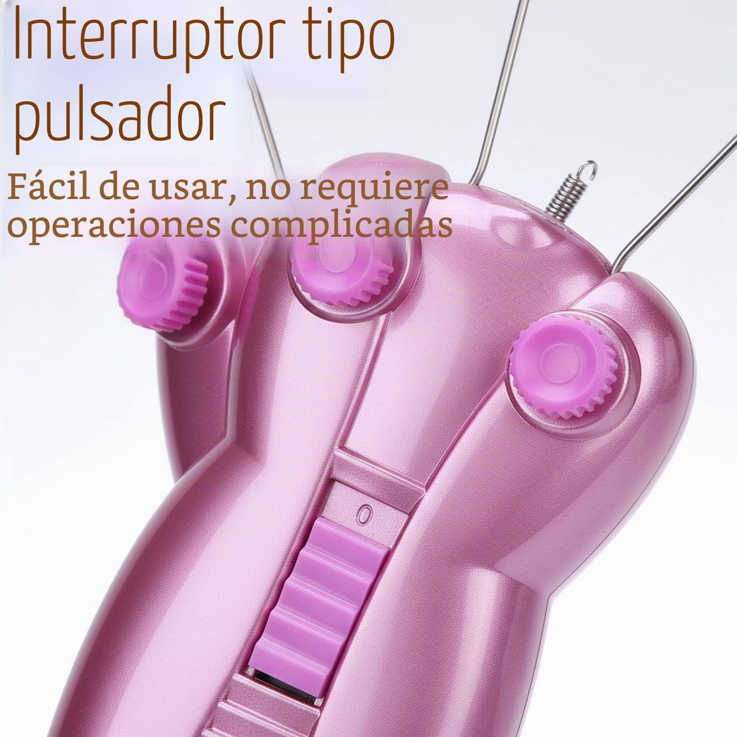 Removedor de Vello Facial, Removedor de Vello Facial para Mujeres, Depiladora de Belleza Eléctrica para Mujeres, Depilación Facial, Maquinilla de Afeitar, Masajeador Facial, Tirar